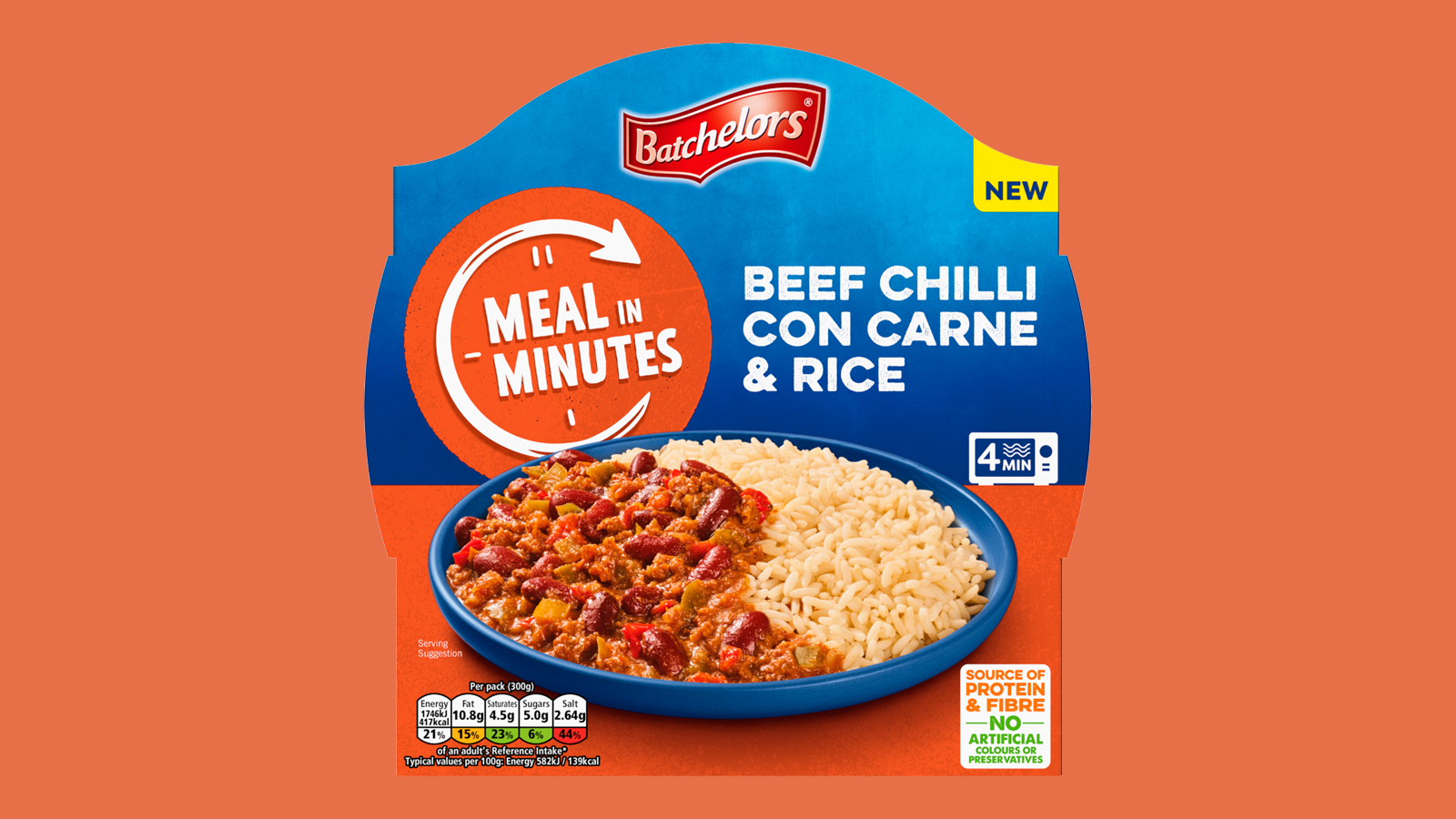 chilli con carne & rice